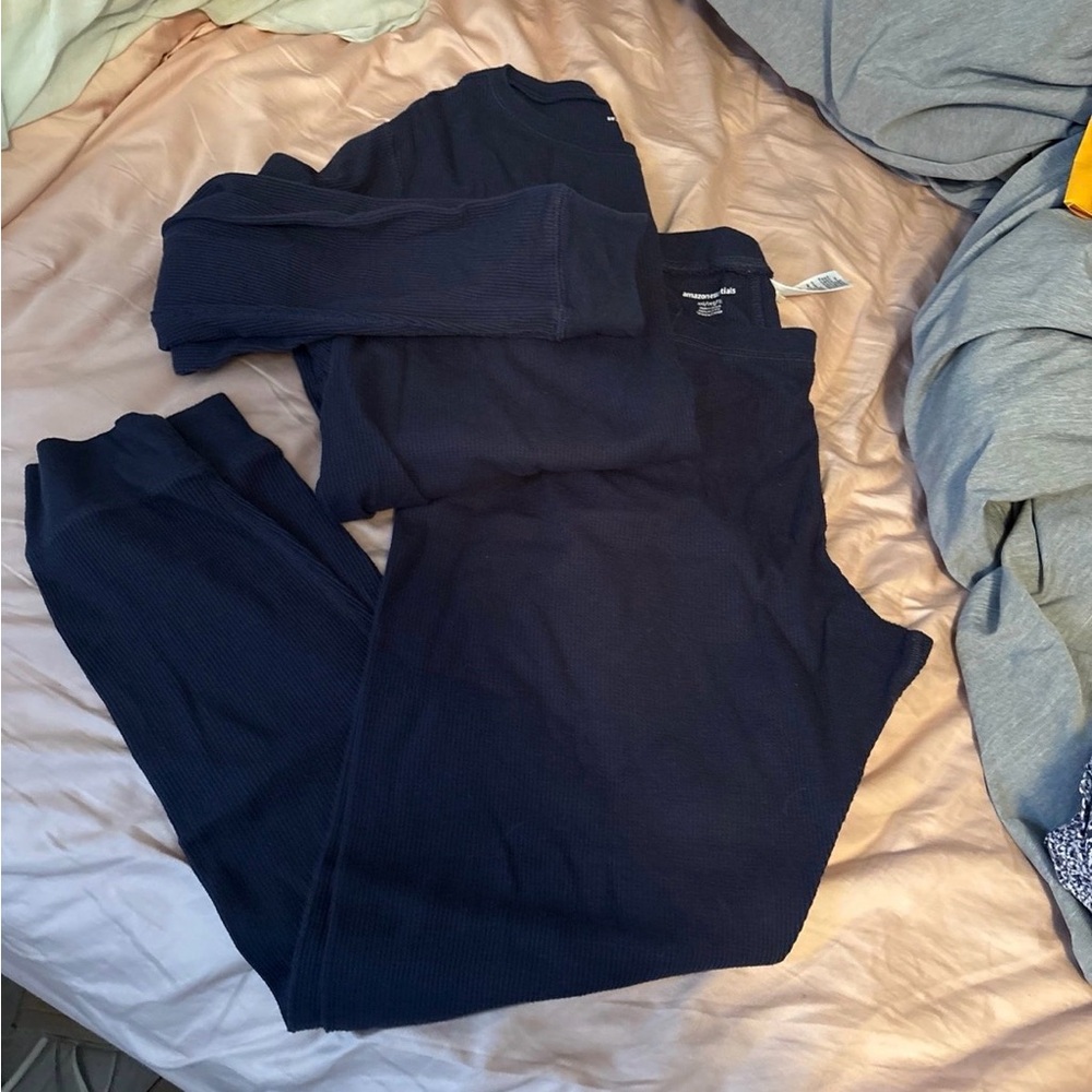 Amazon Essentials Navy Pajama Set